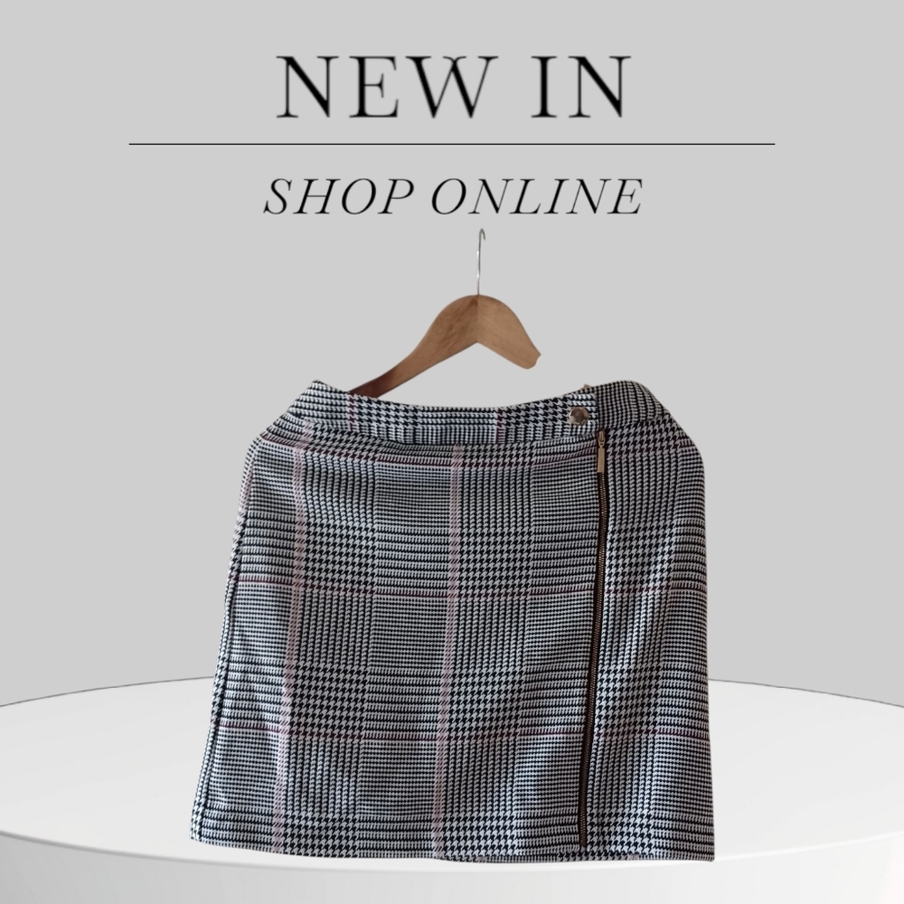 M &S Plaid Mini Skirt UK Size 10